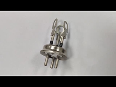 유리에서 금속 밀폐 헤르메틱 시력 유리 Φ12.5-6mm Φ27.5-6mm 플랑스 연결 유형