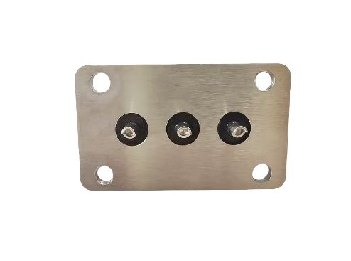 15A 안전 및 전기 연결을 위해 설계 된 45 스틸 핀 재료로 만들어진 전류등급 헤르메틱 밀폐 터미널